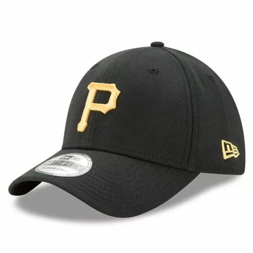Men's Pittsburgh Pirates New Era Black MLB Team Classic Logo 39THIRTY Flex Hat -Cheap Softball Bats Store mens black pittsburgh pirates mlb team classic logo 39thirty flex hat pi1525000 altimages ff 1525936alt1 full